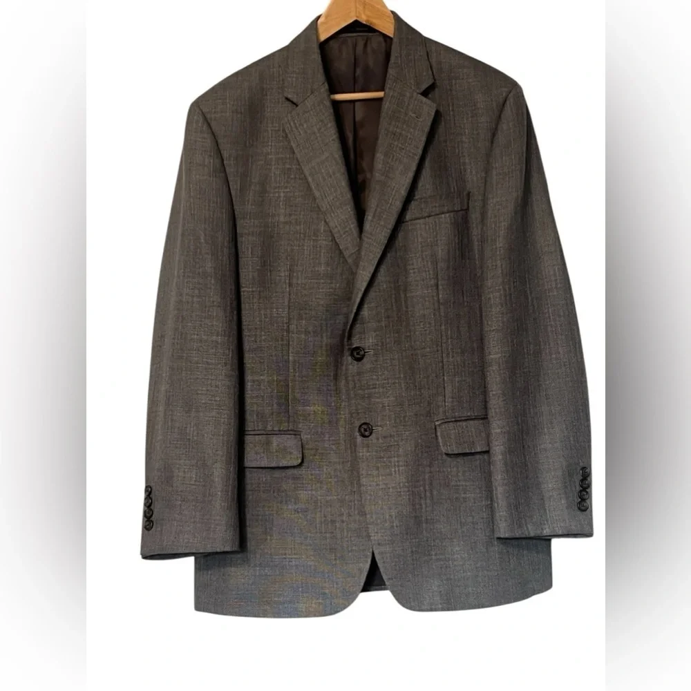 Ralph Lauren for Macy’s Men's size 40R Gray 2 button sport coat/ blazer